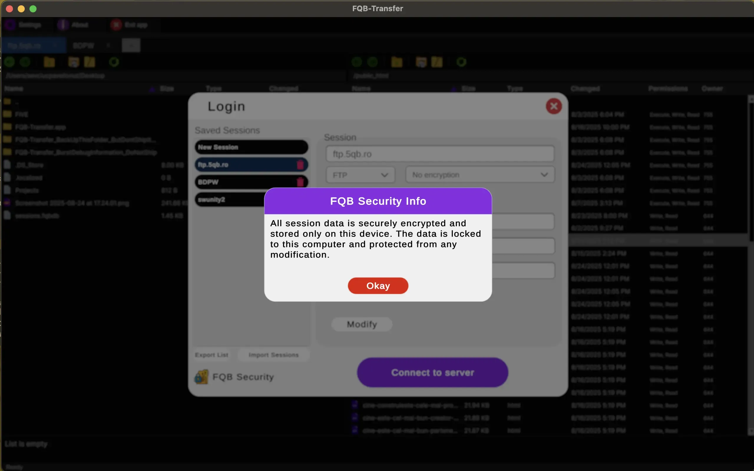 FTP Client for Mac (SFTP/FTPS/S3/WebDAV)